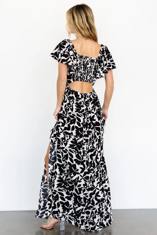 Baltic Born Maxi Dresses Women Adira Maxi Dress Black Floral Baltic Born Maxi Dresses Women Adira Maxi Dress Black Floral