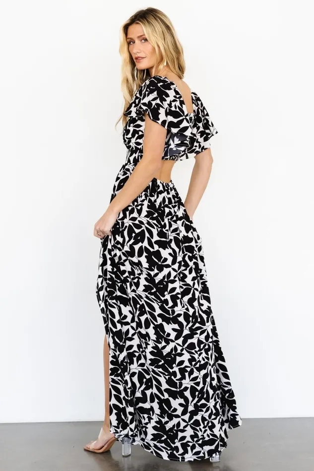 Baltic Born Maxi Dresses Women Adira Maxi Dress Black Floral Baltic Born Maxi Dresses Women Adira Maxi Dress Black Floral