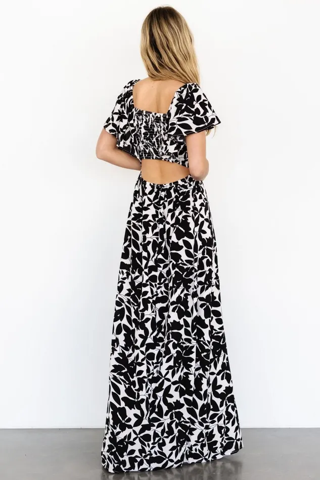 Baltic Born Maxi Dresses Women Adira Maxi Dress Black Floral Baltic Born Maxi Dresses Women Adira Maxi Dress Black Floral