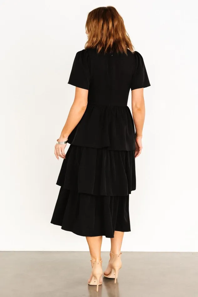 Baltic Born Midi Dresses Women Cadenza Tiered Maxi Dress Black