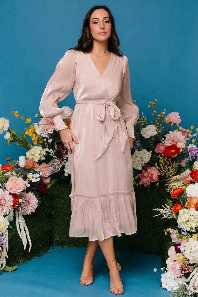 Baltic Born Midi Dresses Women Flynn Midi Dress Champagne