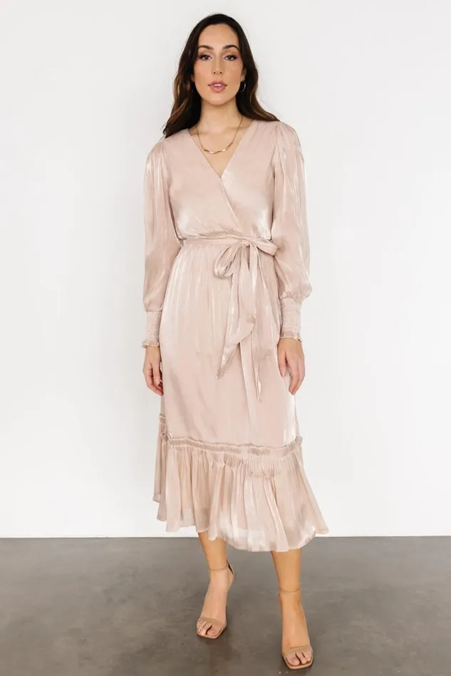 Baltic Born Midi Dresses Women Flynn Midi Dress Champagne