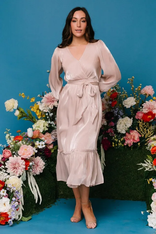Baltic Born Midi Dresses Women Flynn Midi Dress Champagne