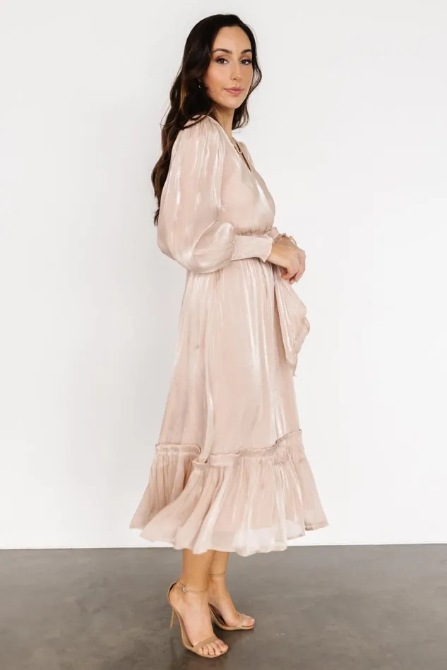 Baltic Born Midi Dresses Women Flynn Midi Dress Champagne