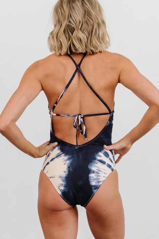 Baltic Born One Piece Women Mykonos One Piece Blue Tie Dye Baltic Born One Piece Women Mykonos One Piece Blue Tie Dye