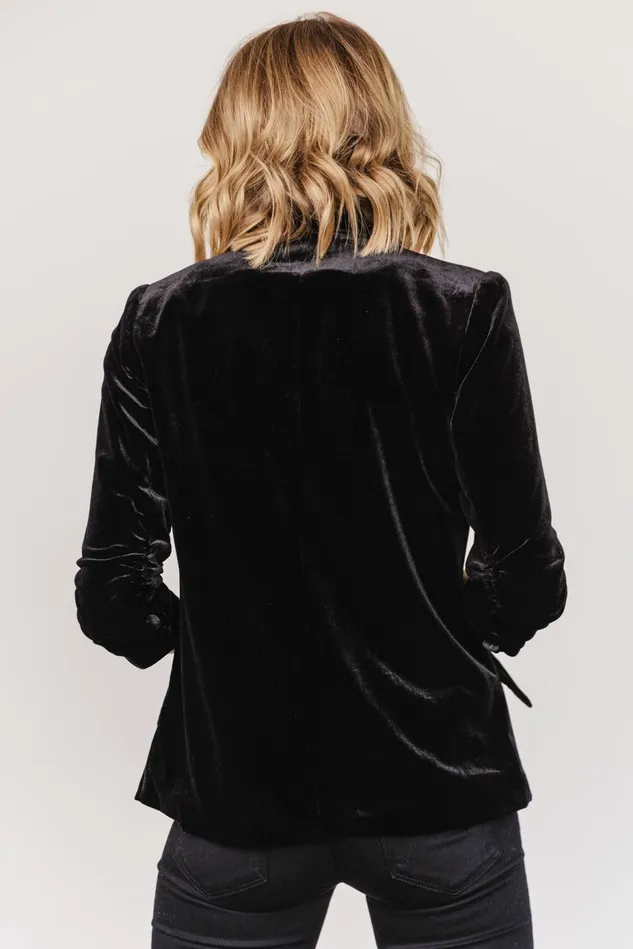 Baltic Born Outerwear Women Brinton Velvet Blazer Black Baltic Born Outerwear Women Brinton Velvet Blazer Black