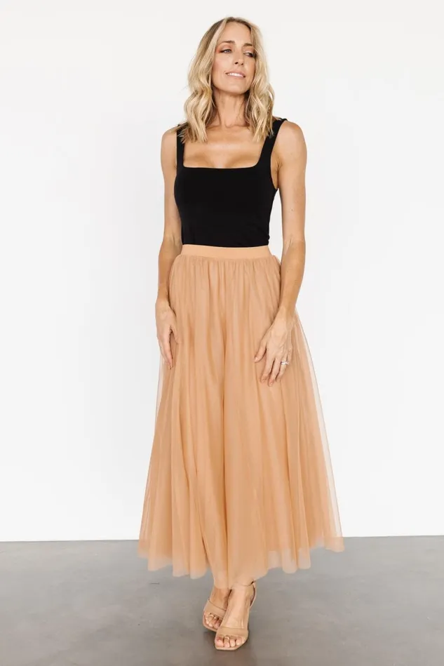 Baltic Born Skirts Women Mila Tulle Skirt Caramel