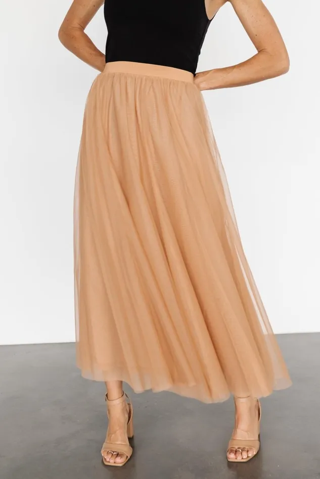 Baltic Born Skirts Women Mila Tulle Skirt Caramel Baltic Born Skirts Women Mila Tulle Skirt Caramel