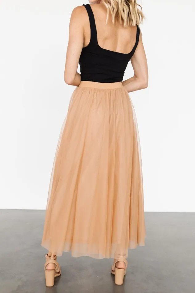 Baltic Born Skirts Women Mila Tulle Skirt Caramel Baltic Born Skirts Women Mila Tulle Skirt Caramel