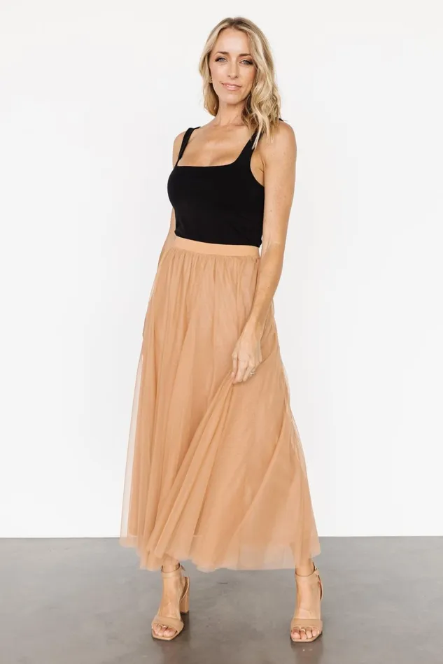 Baltic Born Skirts Women Mila Tulle Skirt Caramel Baltic Born Skirts Women Mila Tulle Skirt Caramel