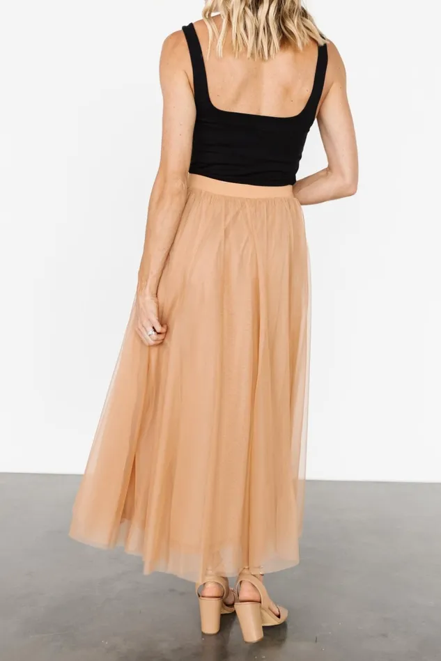 Baltic Born Skirts Women Mila Tulle Skirt Caramel Baltic Born Skirts Women Mila Tulle Skirt Caramel