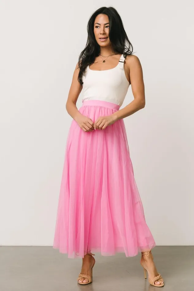 Baltic Born Skirts Women Mila Tulle Skirt Taffy Pink