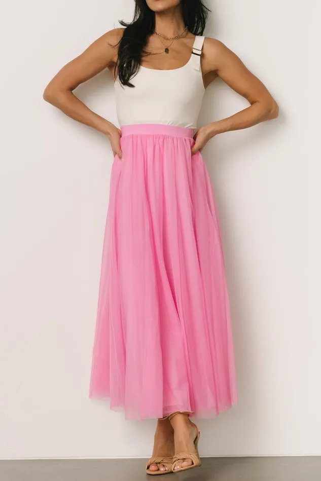 Baltic Born Skirts Women Mila Tulle Skirt Taffy Pink Baltic Born Skirts Women Mila Tulle Skirt Taffy Pink