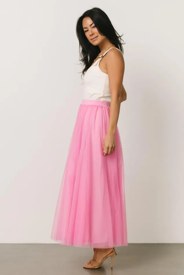Baltic Born Skirts Women Mila Tulle Skirt Taffy Pink Baltic Born Skirts Women Mila Tulle Skirt Taffy Pink