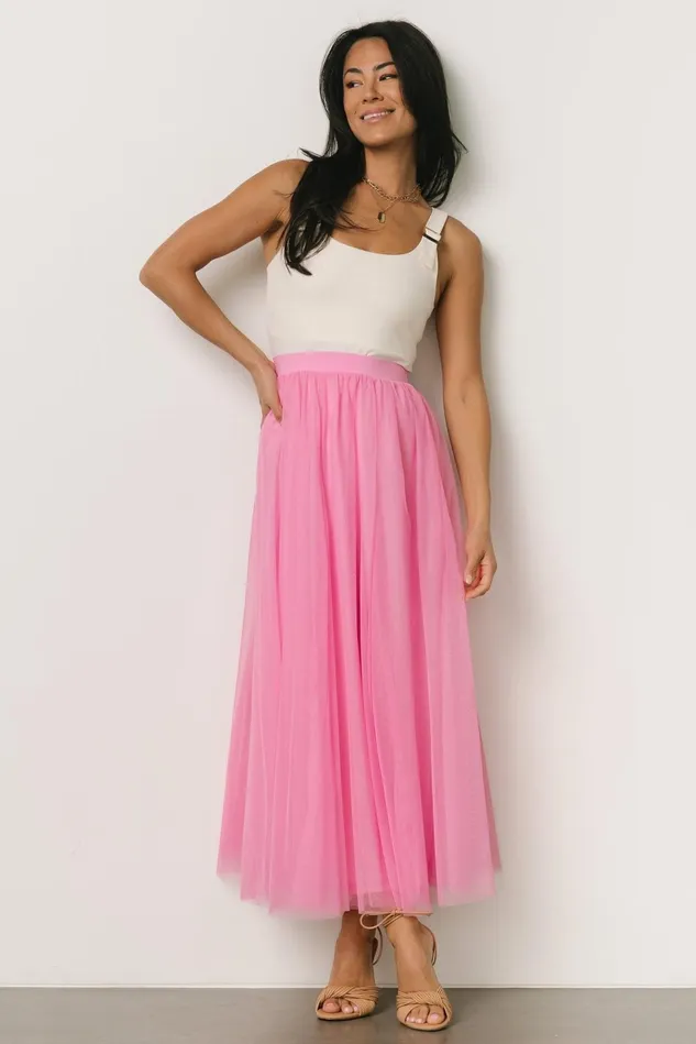 Baltic Born Skirts Women Mila Tulle Skirt Taffy Pink Baltic Born Skirts Women Mila Tulle Skirt Taffy Pink