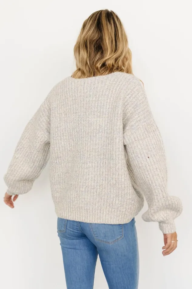 Baltic Born Sweaters Women Brynna Bubble Sleeve Sweater Multi Baltic Born Sweaters Women Brynna Bubble Sleeve Sweater Multi