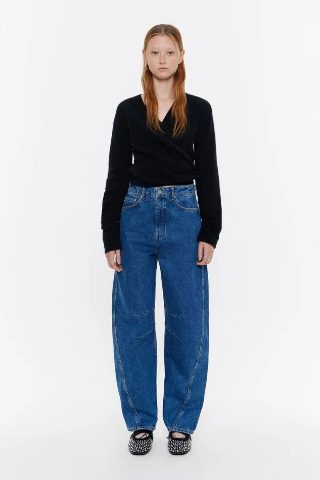 BarelJean Bleu Moyen Medium Blue Women Bimba Y Lola Trousers