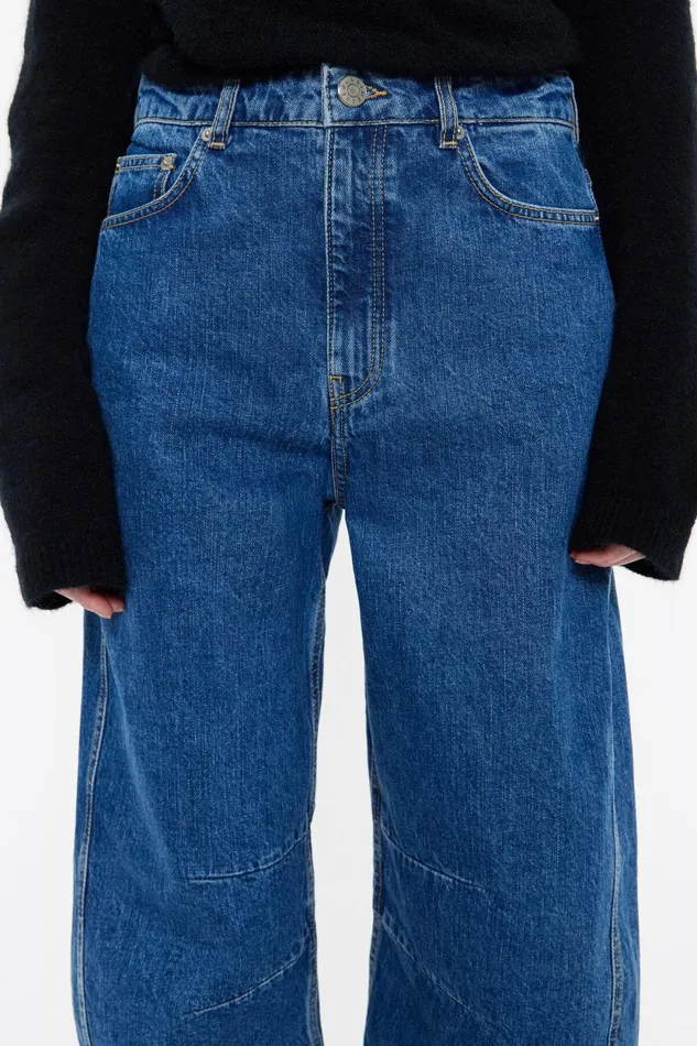 BarelJean Bleu Moyen Medium Blue Women Bimba Y Lola Trousers