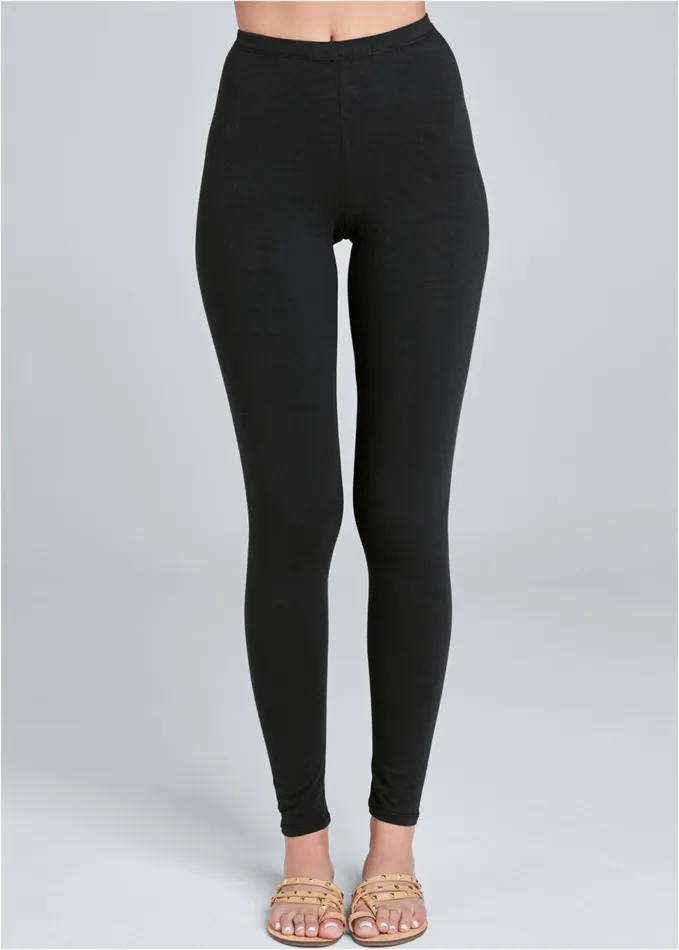 BASIC LEGGINGS Black Women VENUS Bottoms