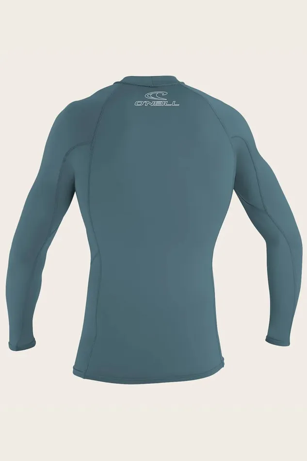 BASIC SKINS 50 LS RASH GUARD Dusty Blue Men O039NEILL Men039S Wetsuits