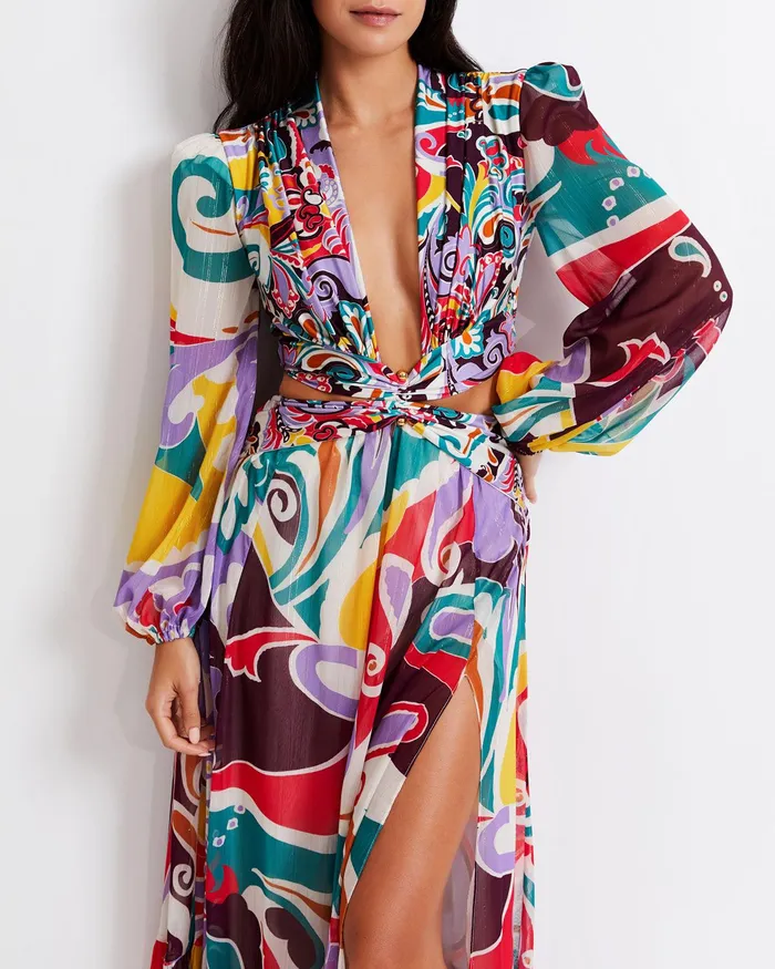 Beach Dresses Women PatBO Daydreamer Plunge Maxi Dress X Harrods Exclusive