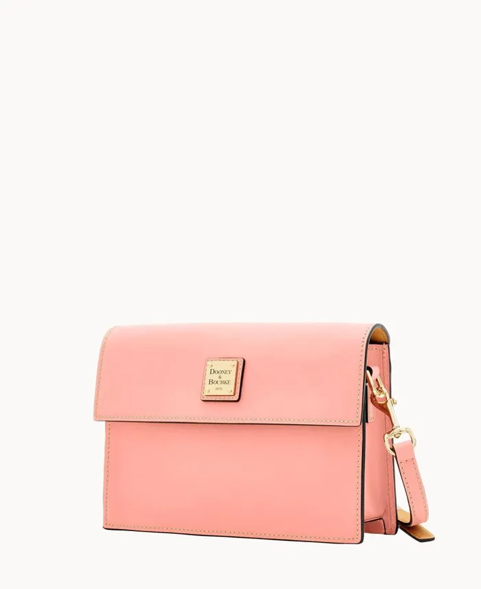 Beacon East West Flap Crossbody Light Pink Woman Dooney and Bourke Crossbodies Beacon East West Flap Crossbody Light Pink Woman Dooney and Bourke Crossbodies