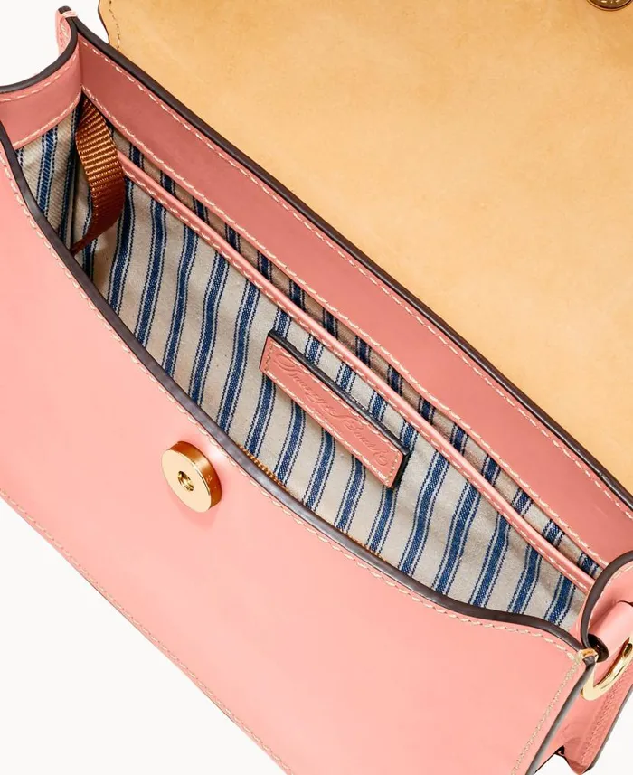 Beacon East West Flap Crossbody Light Pink Woman Dooney and Bourke Crossbodies Beacon East West Flap Crossbody Light Pink Woman Dooney and Bourke Crossbodies
