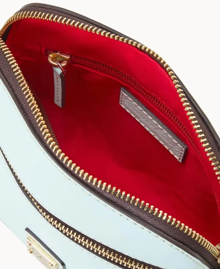 Beacon Zip Domed Crossbody Pale Blue Woman Dooney and Bourke Crossbodies Beacon Zip Domed Crossbody Pale Blue Woman Dooney and Bourke Crossbodies