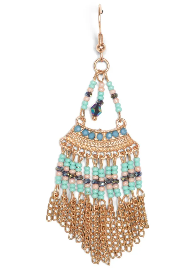 BEADED EARRINGS Turquoise Multi Women VENUS Earrings