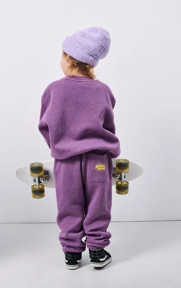 Beanie East Melange Parme Kids American Vintage