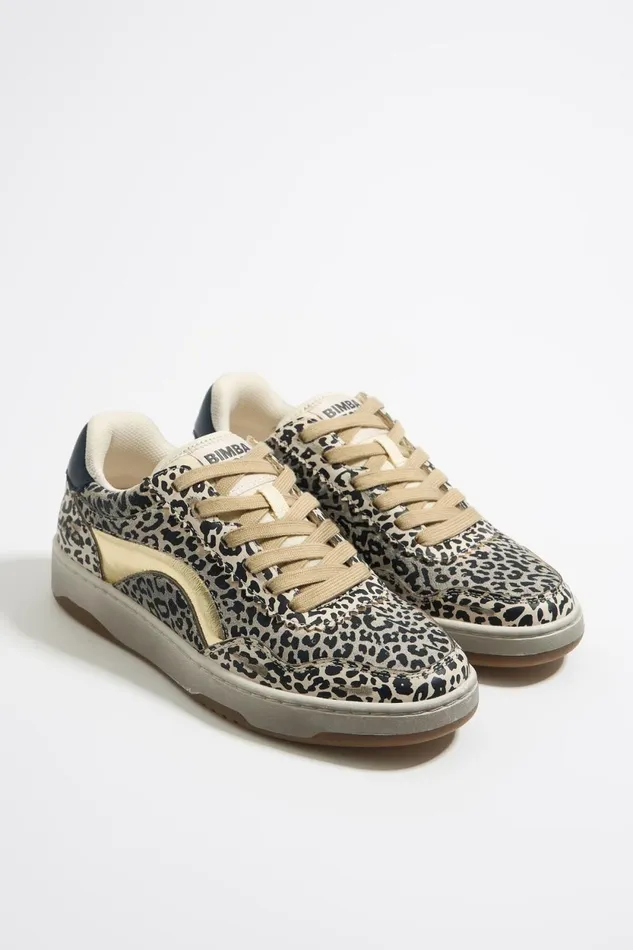 Beige Leopard Print Leather 13 57 Cupsole Sneaker Beige Women Bimba Y Lola Sneakers Beige Leopard Print Leather 13 57 Cupsole Sneaker Beige Women Bimba Y Lola Sneakers