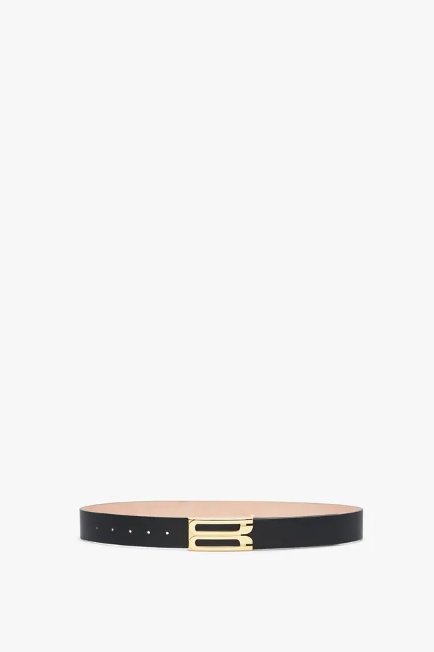 Belts Women Victoria Beckham Exclusive Jumbo Frame Belt In Navy Leather