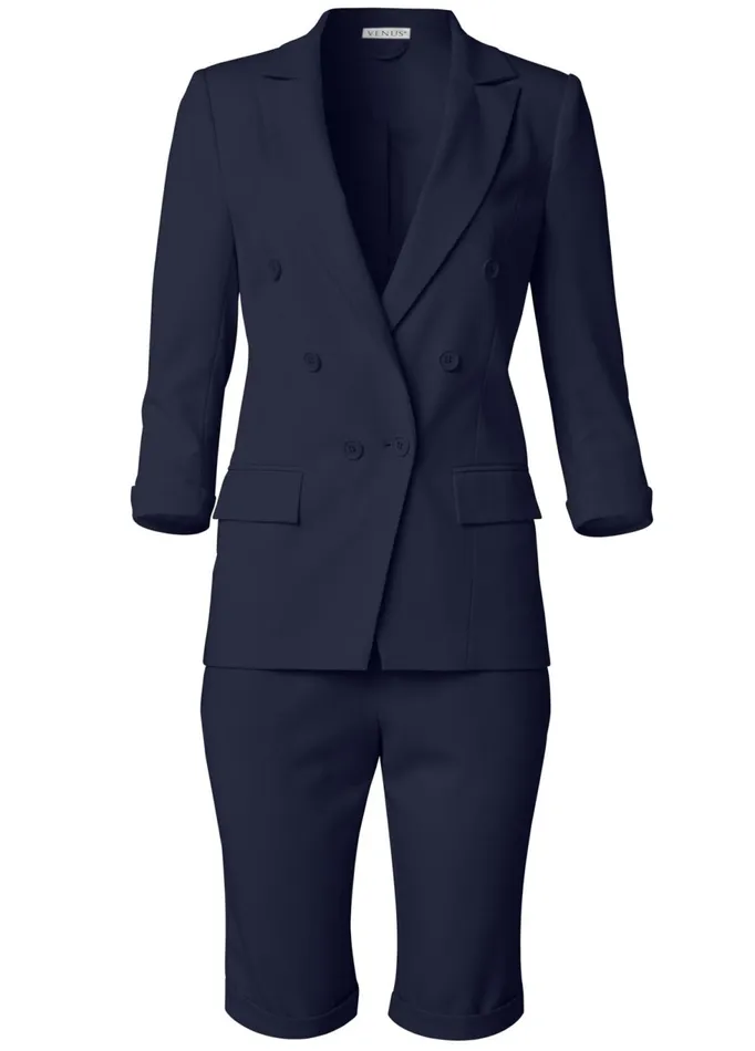 BERMUDA SUITING SET Navy Women VENUS Shorts
