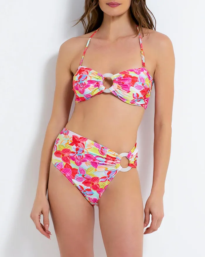 Bikinis Women PatBO Hydra MidRise Bikini Bottom FINAL SALE