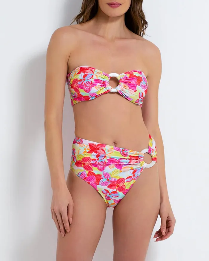 Bikinis Women PatBO Hydra MidRise Bikini Bottom FINAL SALE