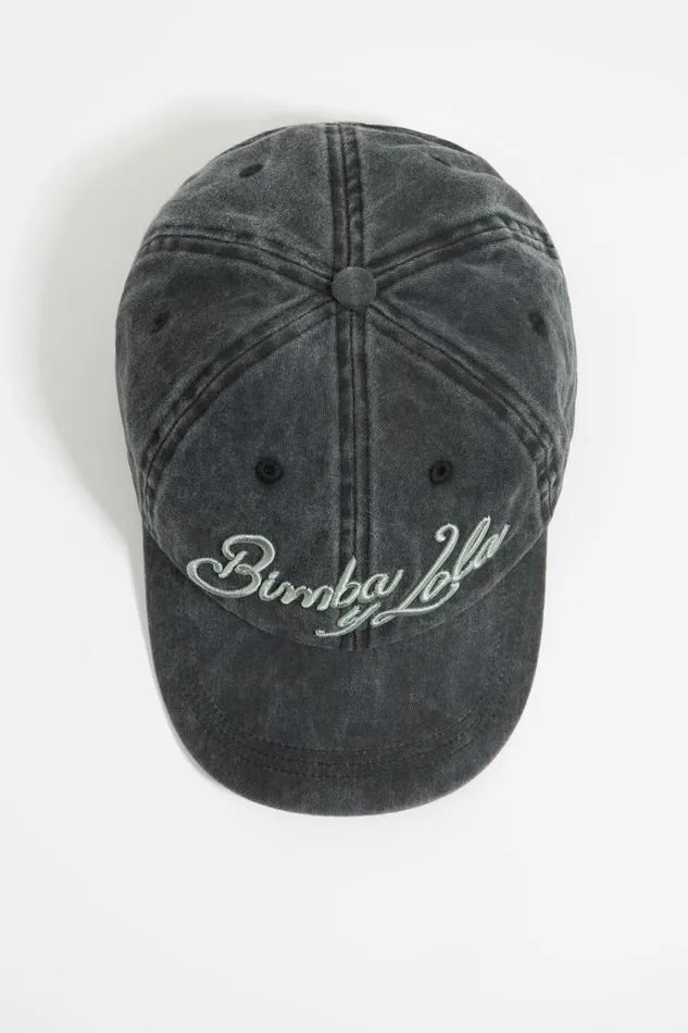 Black Cotton Cap Black Women Bimba Y Lola Hats And Caps Black Cotton Cap Black Women Bimba Y Lola Hats And Caps