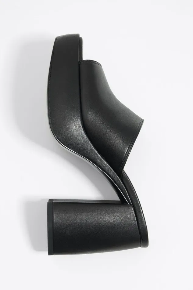 Black Leather Heel Sandal Black Women Bimba Y Lola Sandals Black Leather Heel Sandal Black Women Bimba Y Lola Sandals