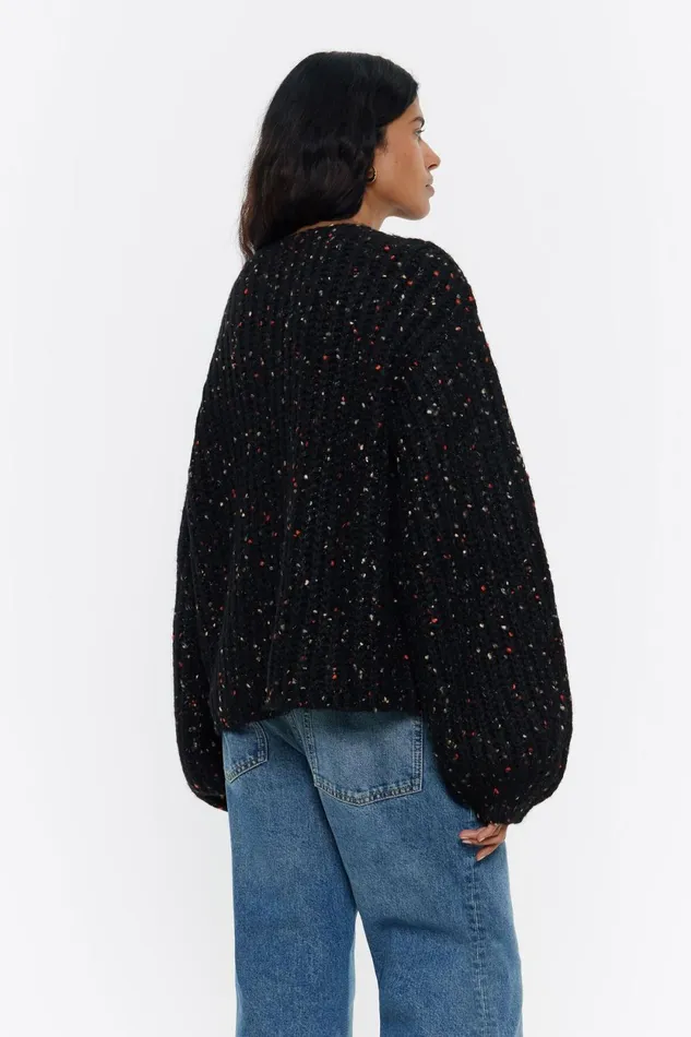 Black Multicolor Sweater Black Women Bimba Y Lola Knitwear Black Multicolor Sweater Black Women Bimba Y Lola Knitwear