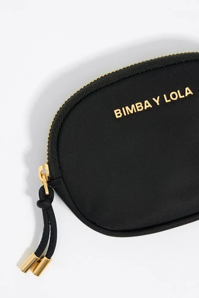 Black Nylon Oval Coin Purse Black Women Bimba Y Lola Wallets And Coin Purses Black Nylon Oval Coin Purse Black Women Bimba Y Lola Wallets And Coin Purses