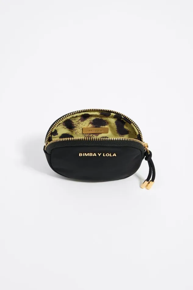 Black Nylon Oval Coin Purse Black Women Bimba Y Lola Wallets And Coin Purses Black Nylon Oval Coin Purse Black Women Bimba Y Lola Wallets And Coin Purses
