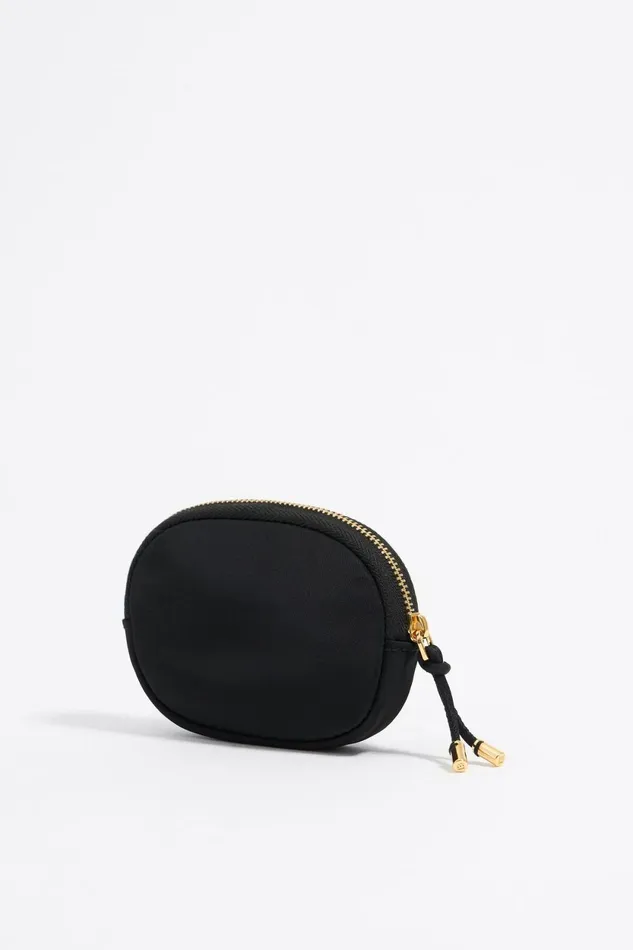 Black Nylon Oval Coin Purse Black Women Bimba Y Lola Wallets And Coin Purses Black Nylon Oval Coin Purse Black Women Bimba Y Lola Wallets And Coin Purses