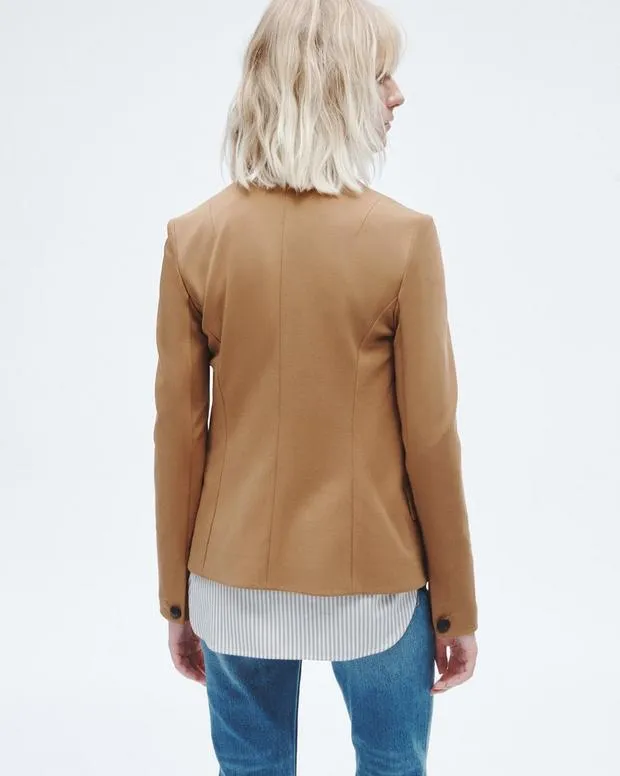Blazers and Vests Women Rag and Bone Slade Ponte Blazer Camel