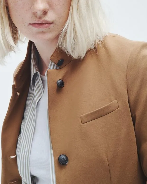 Blazers and Vests Women Rag and Bone Slade Ponte Blazer Camel