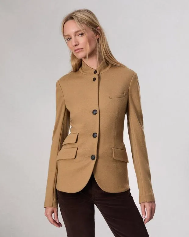 Blazers and Vests Women Rag and Bone Slade Wool Blazer Camel