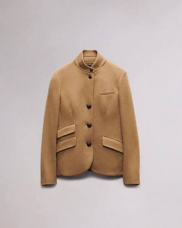 Blazers and Vests Women Rag and Bone Slade Wool Blazer Camel