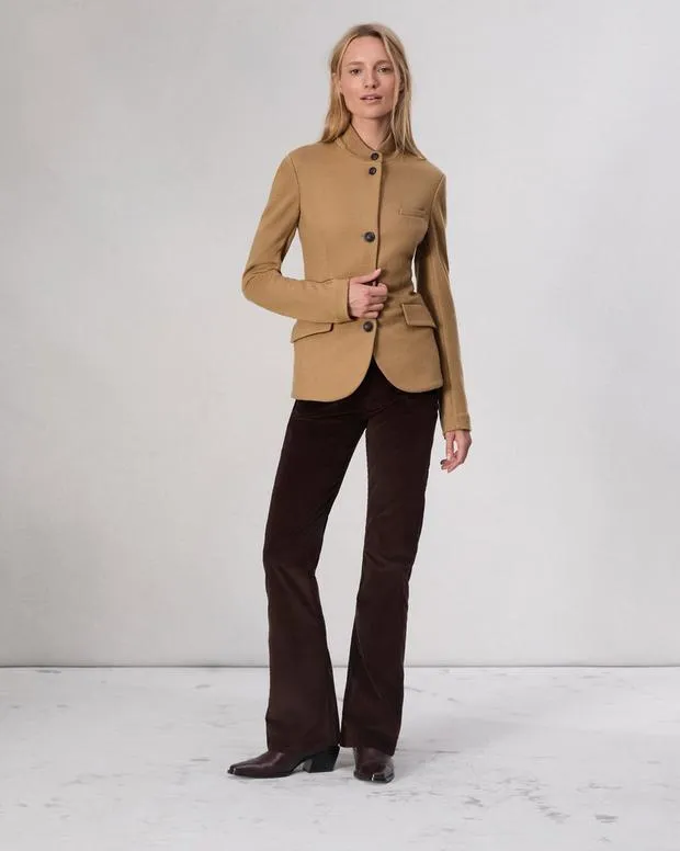 Blazers and Vests Women Rag and Bone Slade Wool Blazer Camel