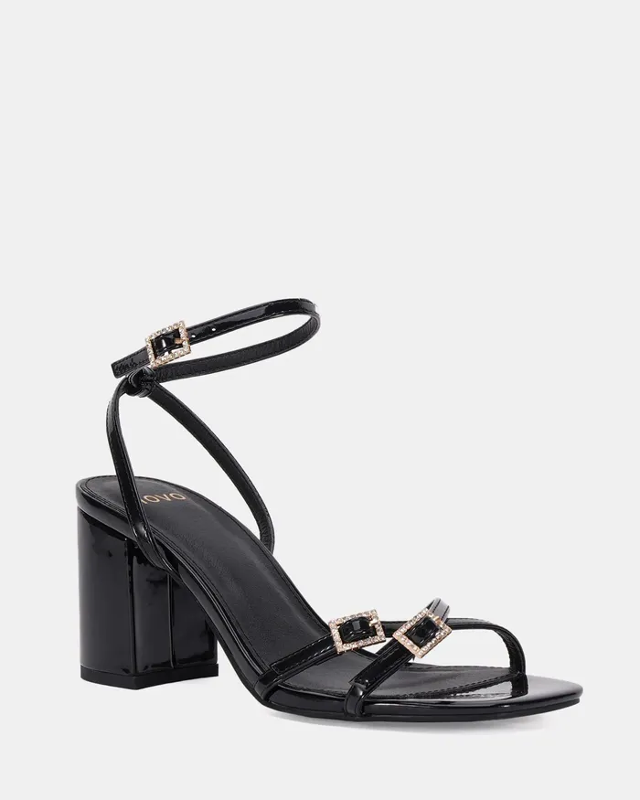 Block Heels Women MAGALI BLACK Block Heels NOVO Shoes