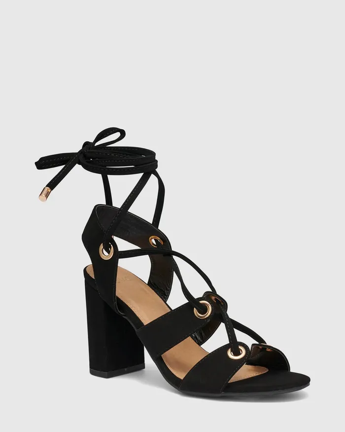 Block Heels Women MUSEUM BLACK Block Heels NOVO Shoes