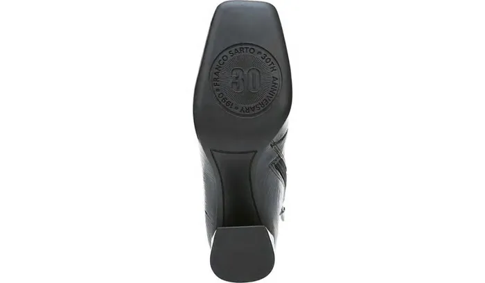 Boots Women Franco Sarto Franco Harmond Block Heel Bootie Black Patent