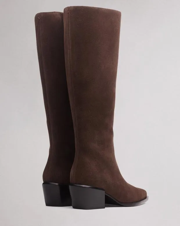 Boots Women Rag and Bone Joni KneeHigh Boot Dark Espresso Suede